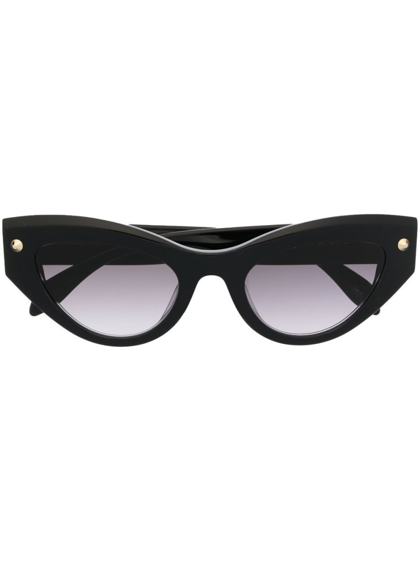 Alexander Mcqueen Cat-eye Frame Sunglasses In Black