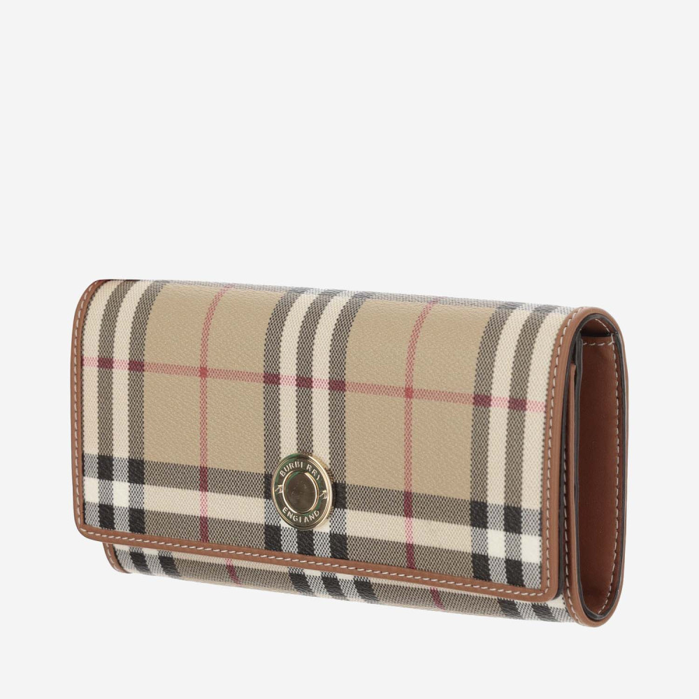 Burberry Beige Signature Print Wallet for Women Online India at Darveys