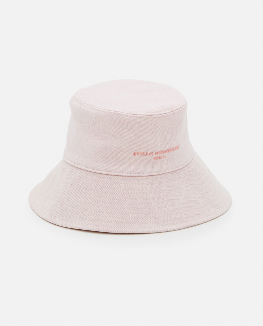 Shop Stella Mccartney Light Pink Eco Bucket Hat In Multicolor