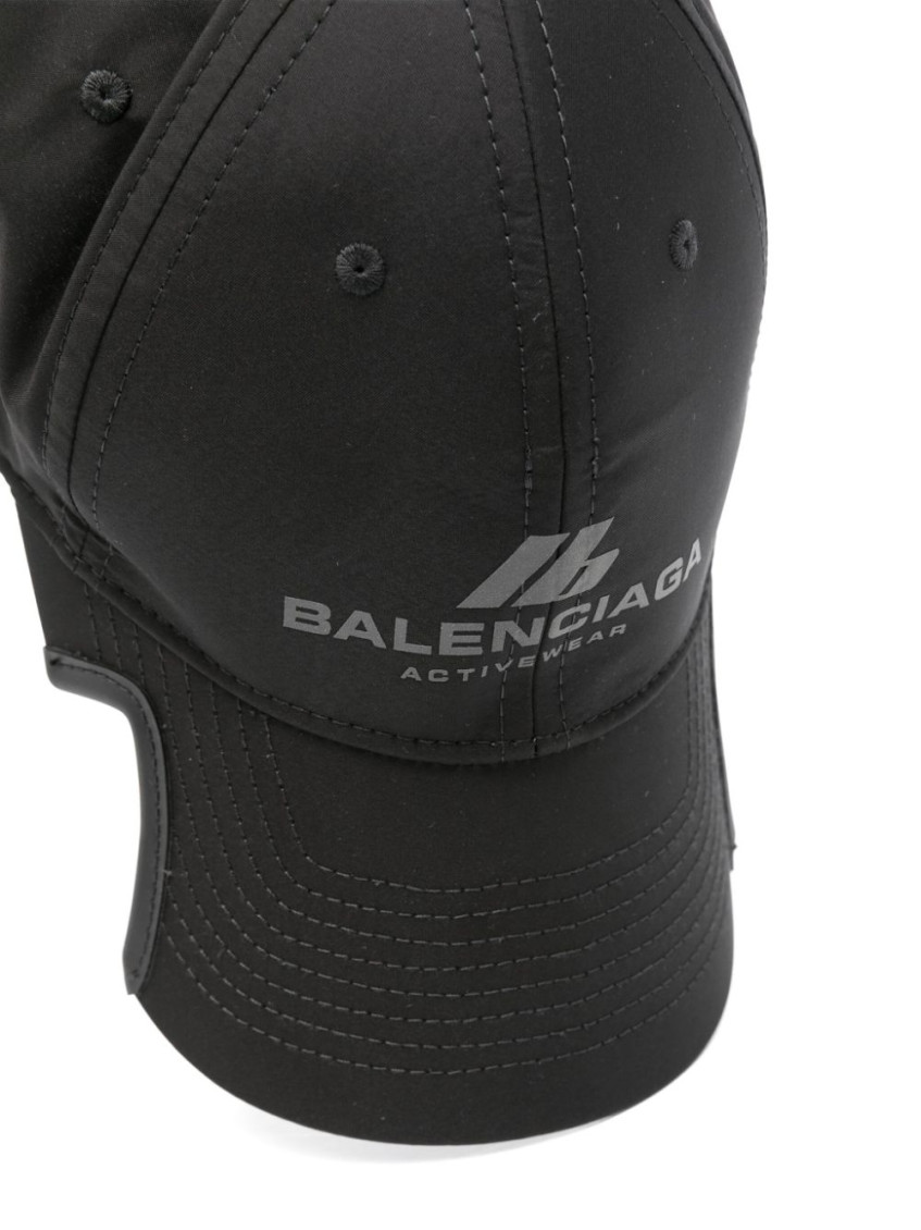 キャップ Balenciaga Black Polyester Baseball Cap Balenciaga Black Polyester Baseball Cap | italist