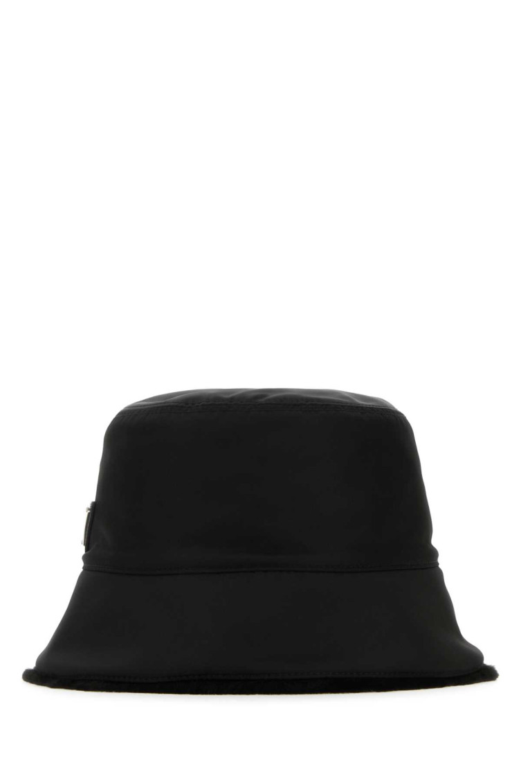 ハット PRADA BLACK NYLON HAT Prada Black nylon hat for Men Online USA at Darveys.com