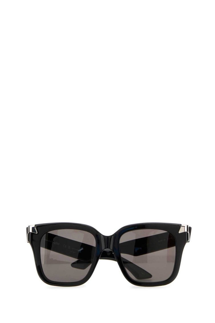 サングラス alexander mcqueen Black acetate Punk Rivet sunglasses Alexander Mcqueen Black Punk Rivet Sunglasses for Women