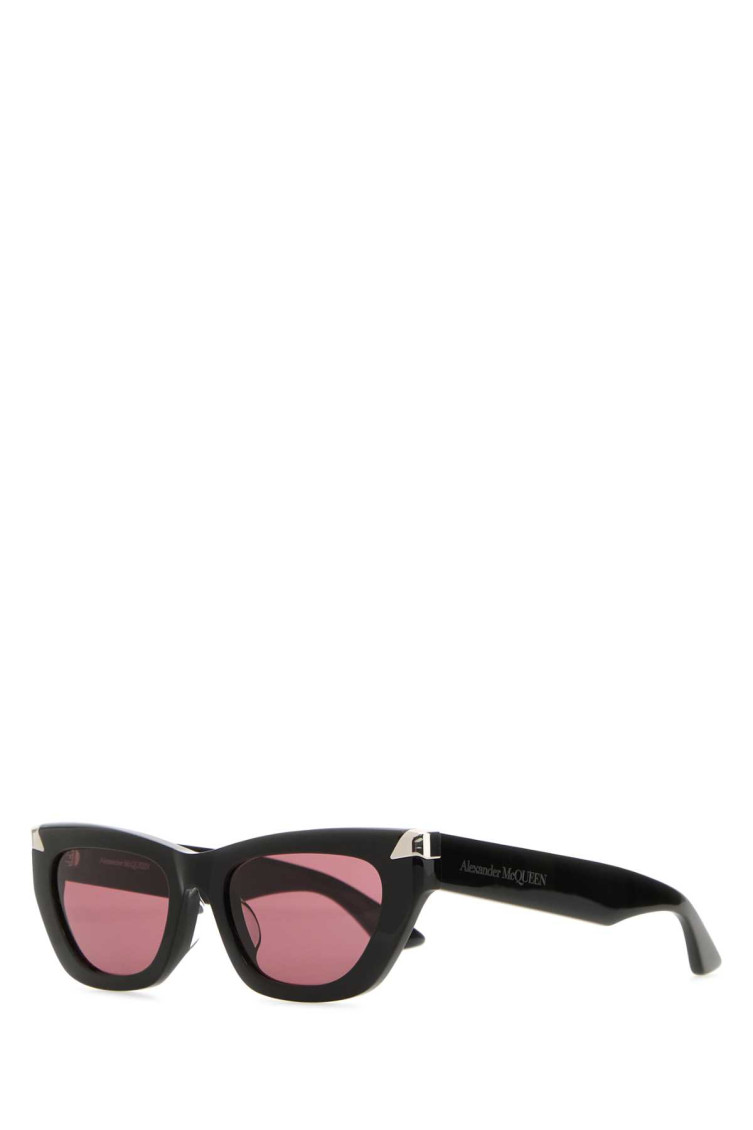 Alexander Mcqueen Black Punk Rivet Sunglasses for Women