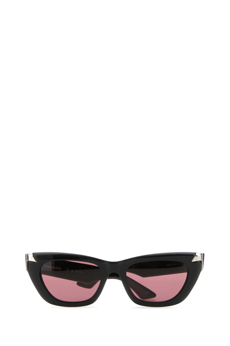 Alexander Mcqueen Black Punk Rivet Sunglasses for Women