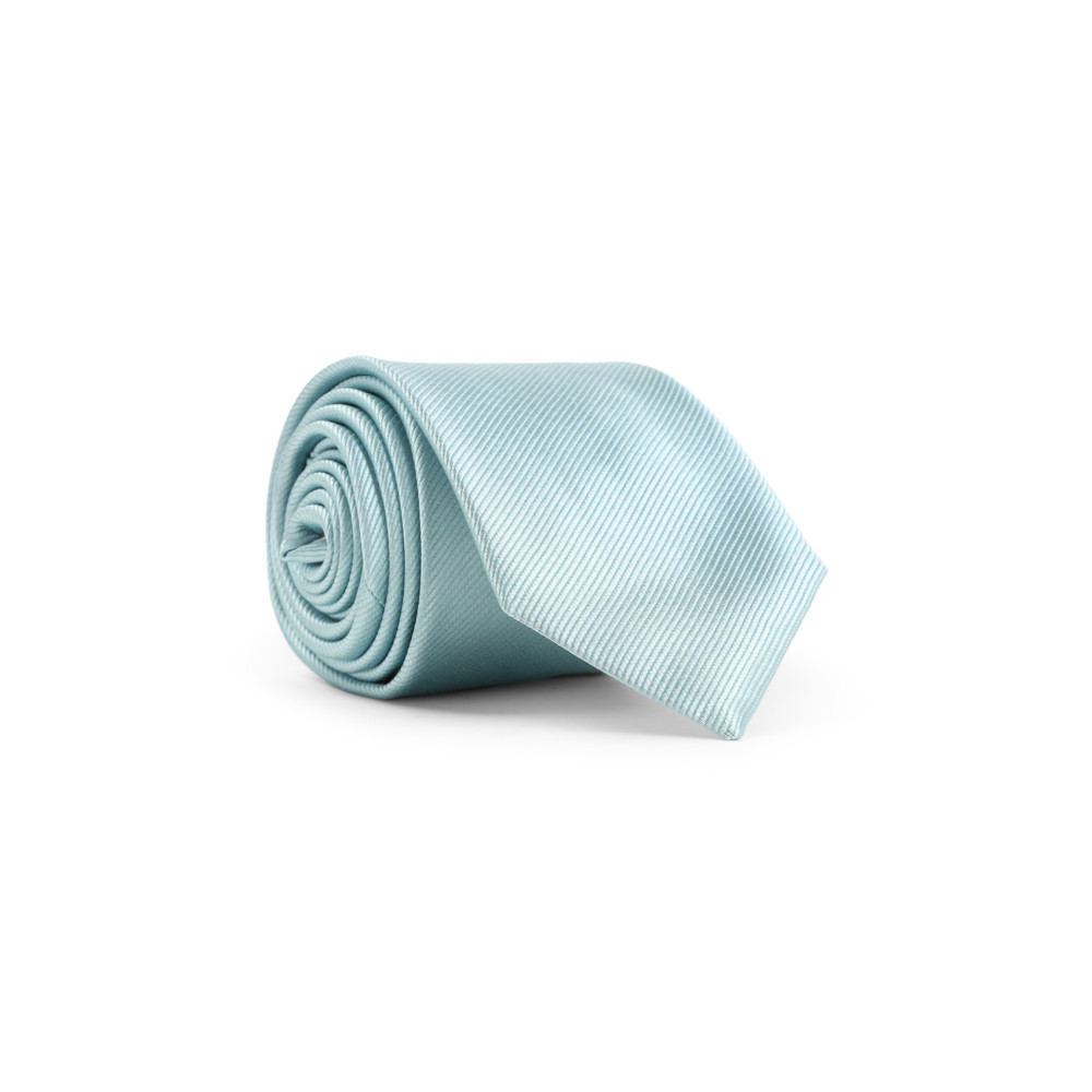 Giorgio Armani Aqua Tonal Diagonal Striped Tie In Aqua