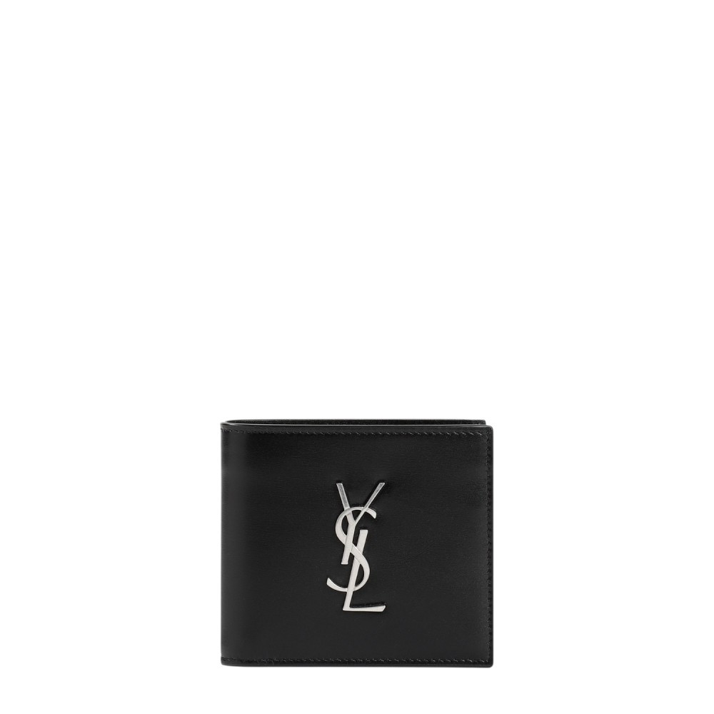 Saint Laurent Ysl Credit Card Holder In Black
