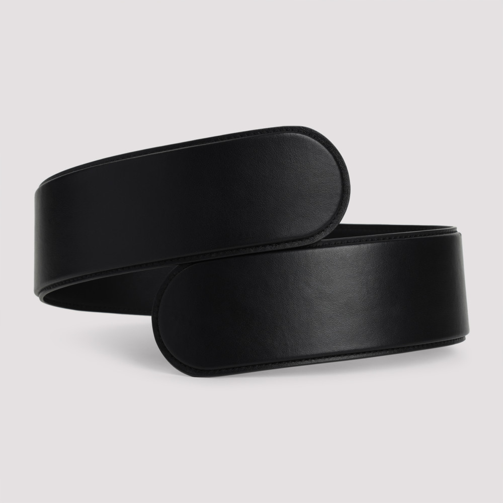 Alaïa Alaia Black Leather Flex Twist Belt Women In Black