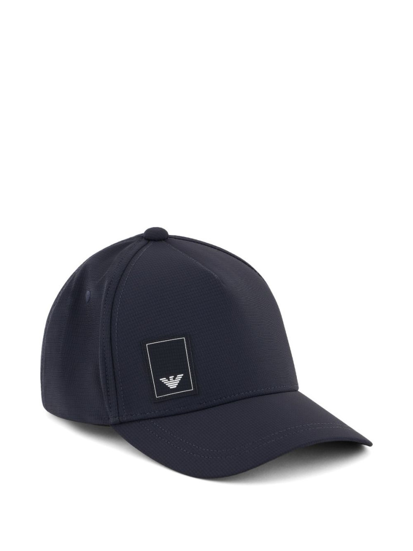 Emporio Armani Dark Blue Logo Baseball Cap