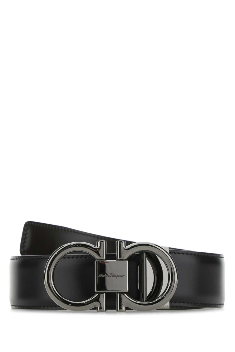 Ferragamo Adjustable Length Metal Buckle Smooth Finish