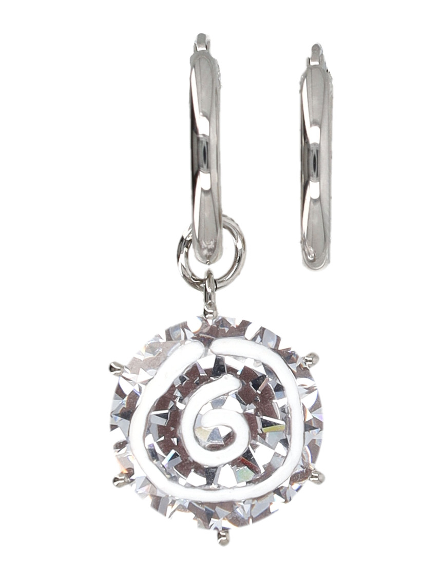 Mm6 Maison Margiela Mm6 By Maison Margiela Diamond 6 Earrings In Multi