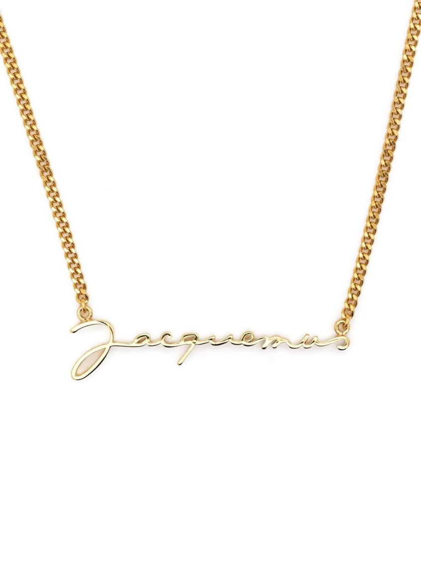 ネックレス・ペンダント JACQUEMUS LA CHAINE JACQUEMUS NECKLACE La Chaine Cube necklace in gold - Jacquemus | Mytheresa