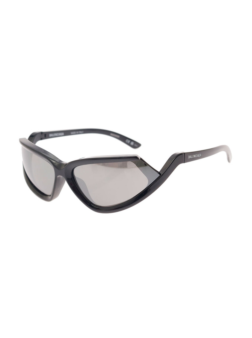 Balenciaga Black Cat-eye Sunglasses In Black