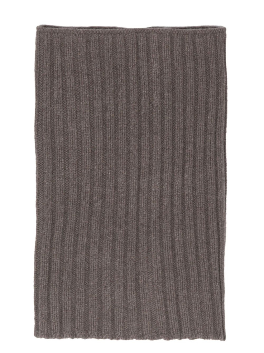 Rick Owens Ribbed Knit Rectangular Scarf