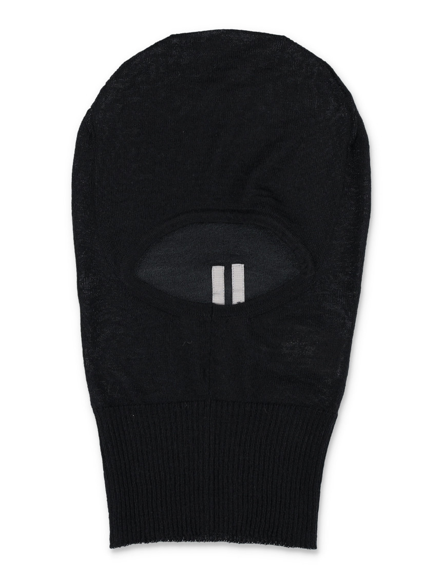 Rick Owens Black Skull Balaclava Hat