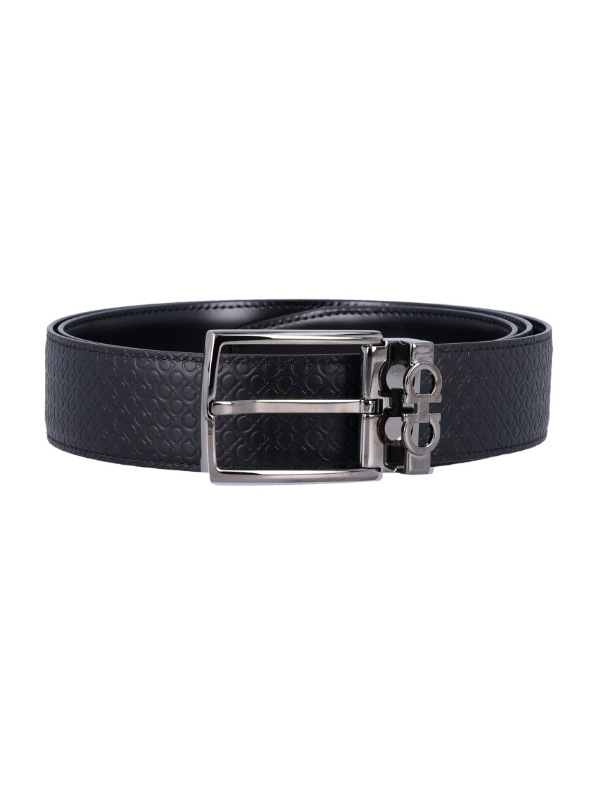 Ferragamo Reversible And Adjustable Gancini Belt