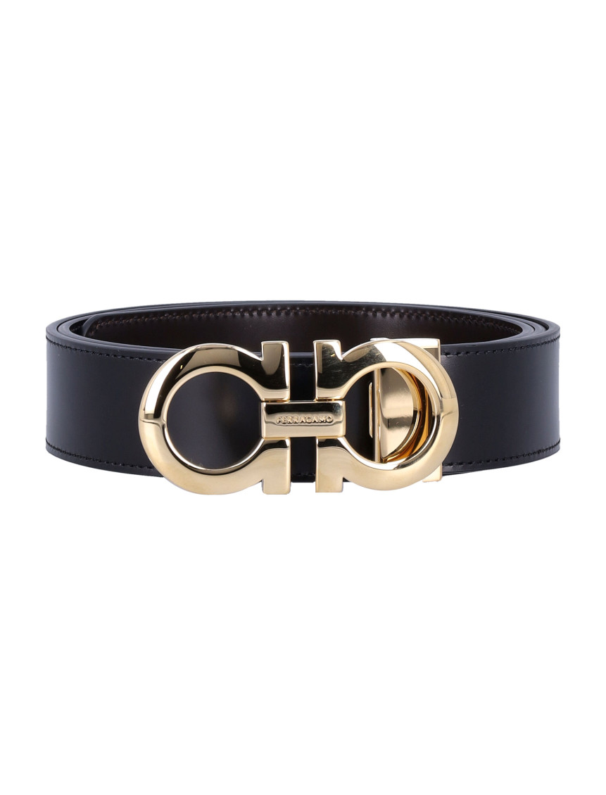 Ferragamo Reversible And Adjustable Gancini Belt