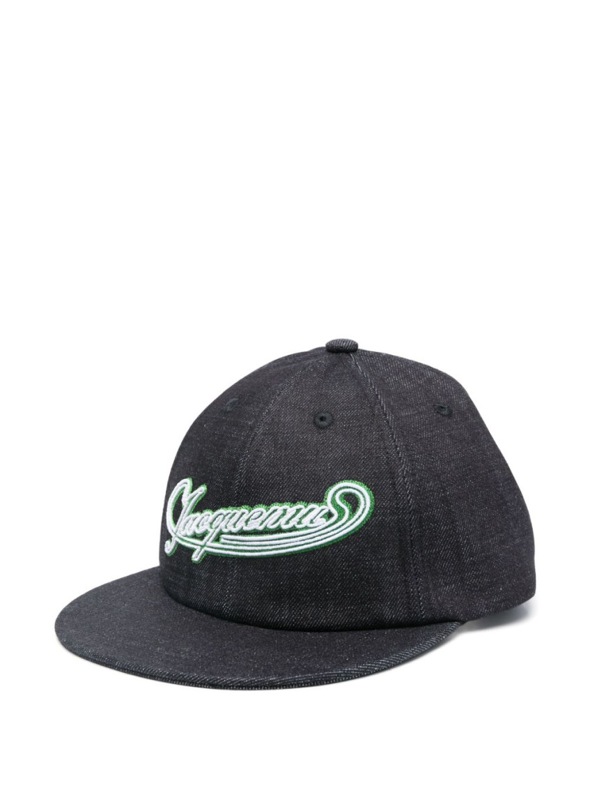 Jacquemus Dark Blue Logo Baseball Hat