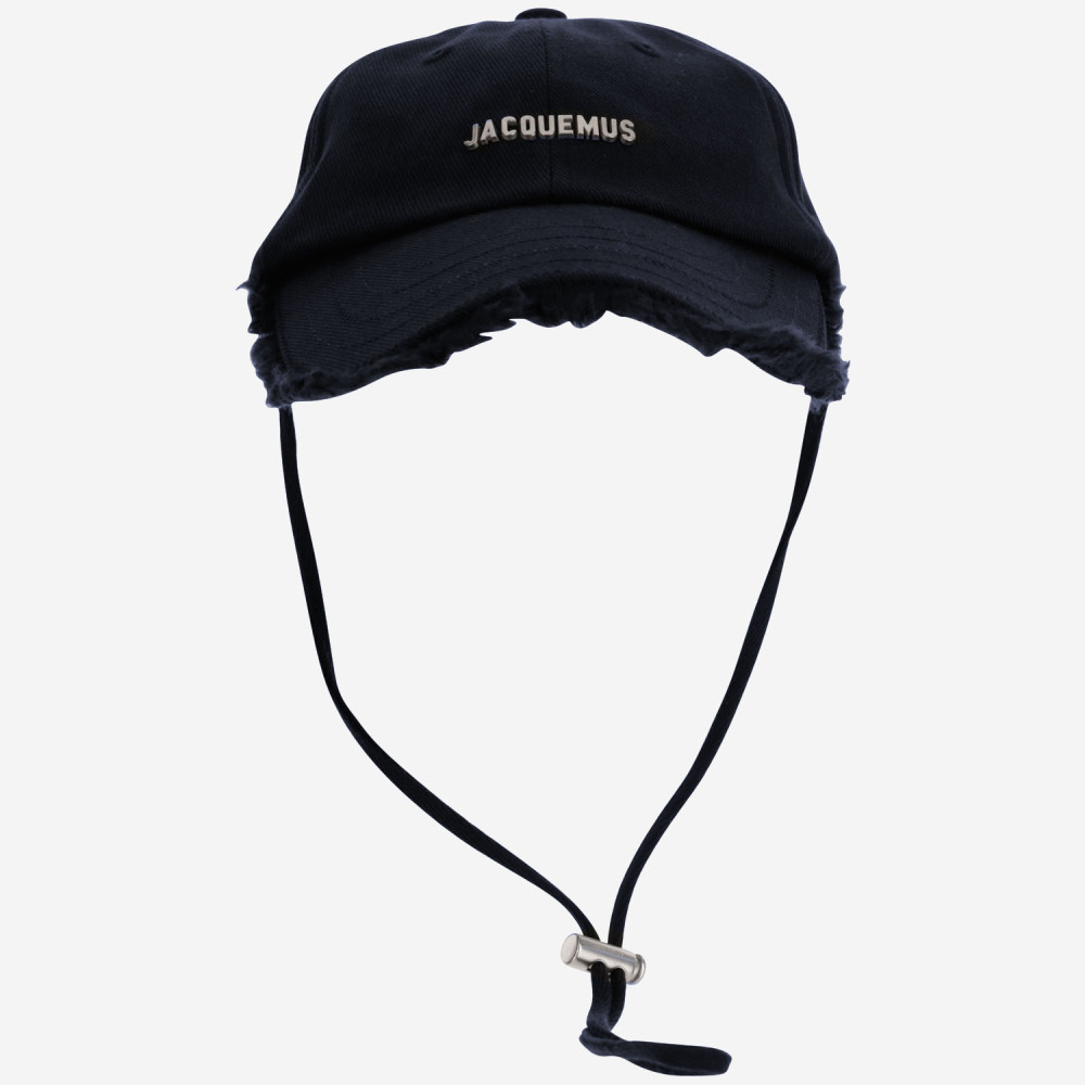 Jacquemus Navy Blue Casquette Artichaut Hat In Blue