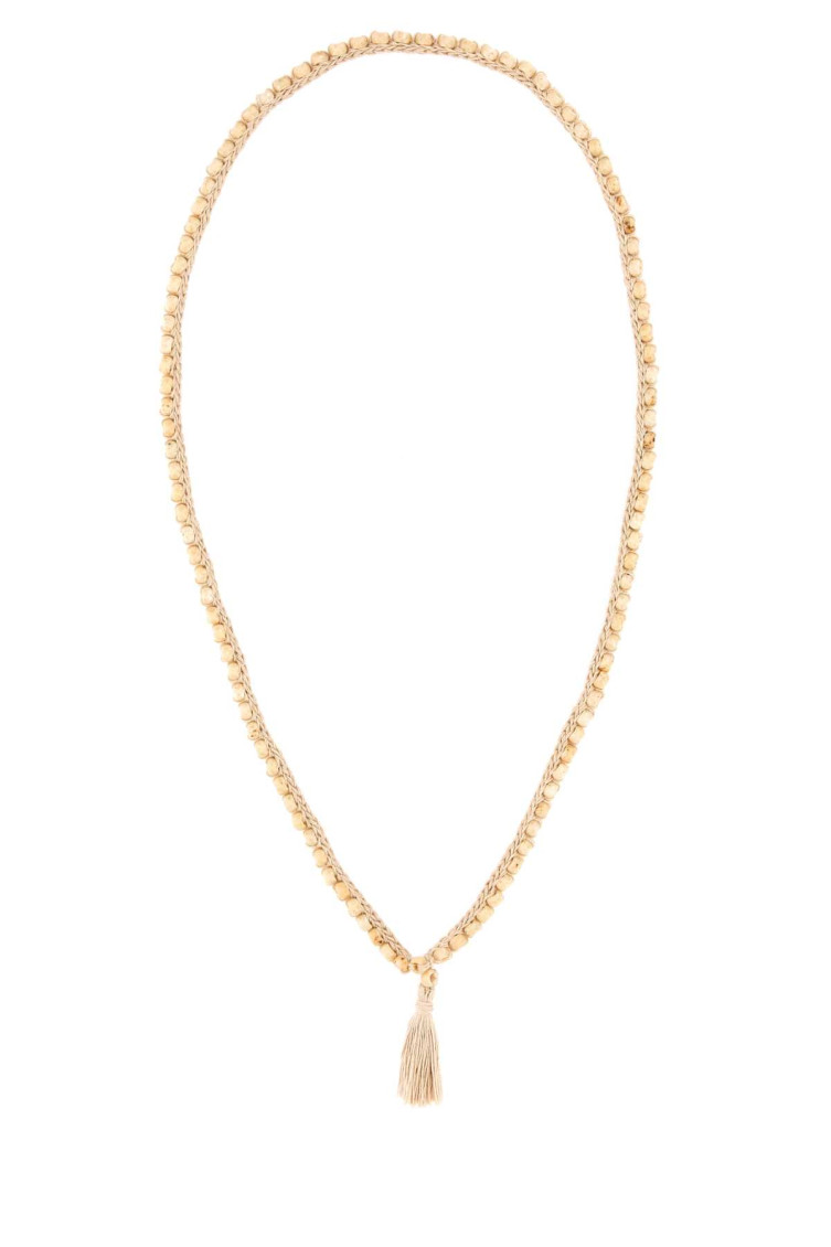 Alanui Collana In Crochet Decorato Donna In Beige