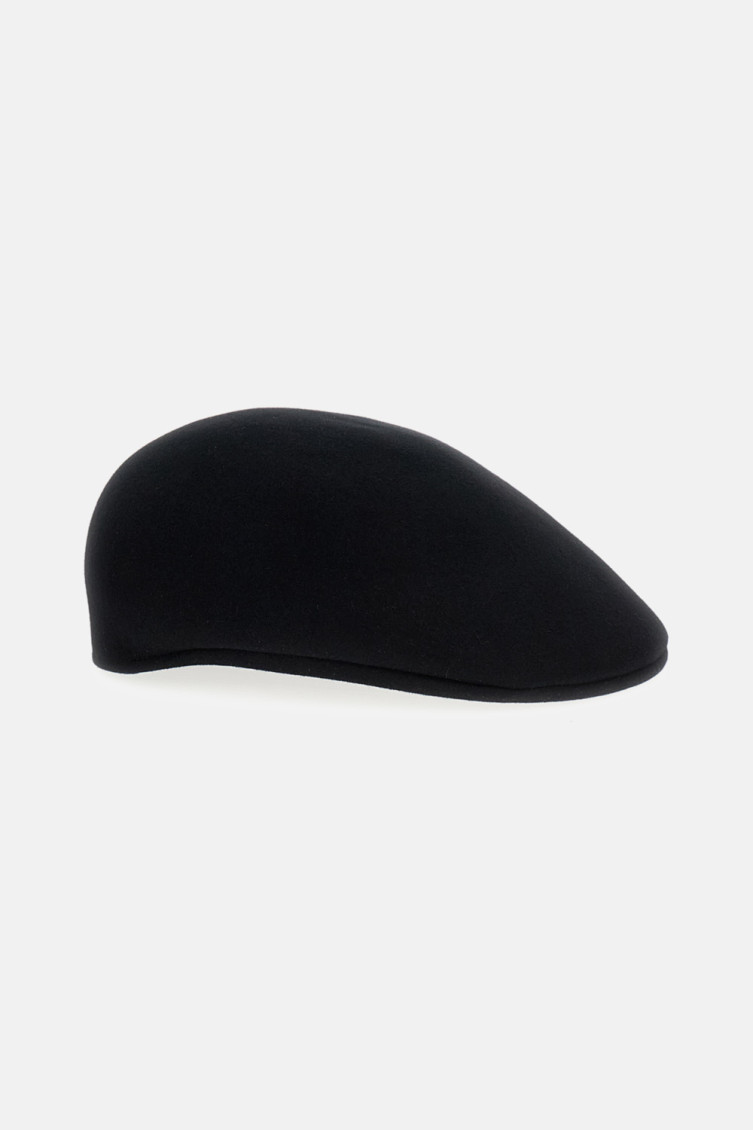 Borsalino Black Golf Flat Hat