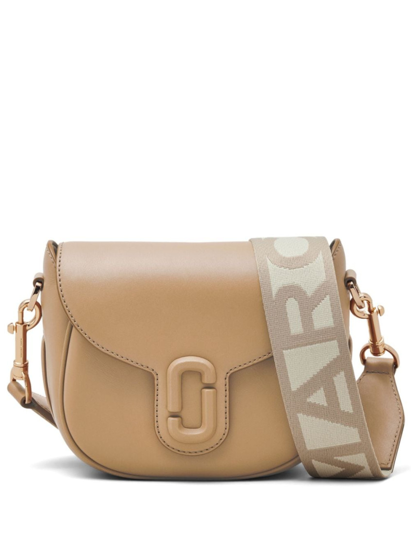 Marc Jacobs Brown The Covered J Marc Crossbody Bag In Brown