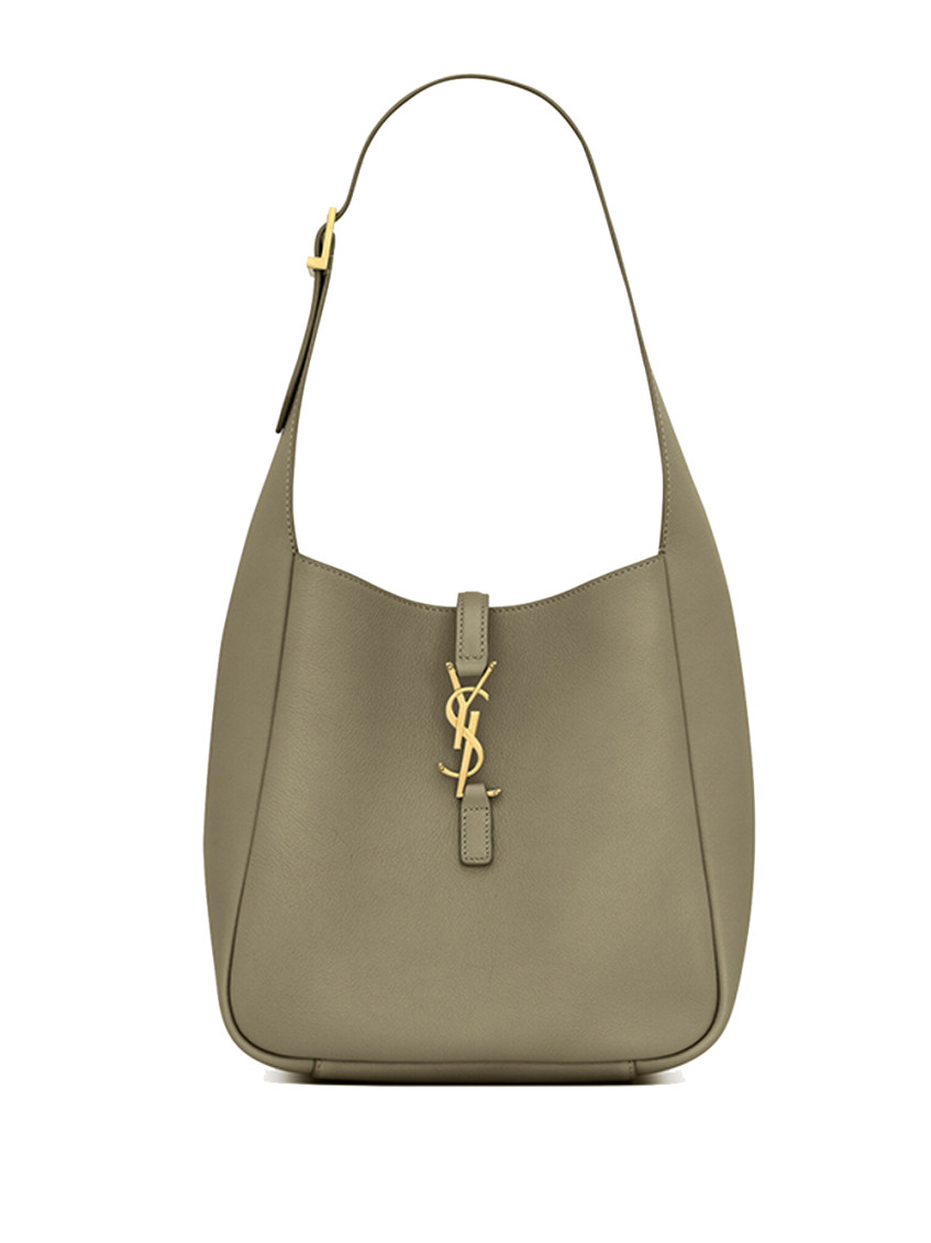 Saint Laurent Olive Le 5 7 Supple Small Shoulder Bag In Olive