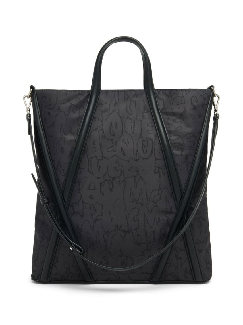Alexander Mcqueen Black The Harness Shopper Bag for Men Online USA at  Darveys.com