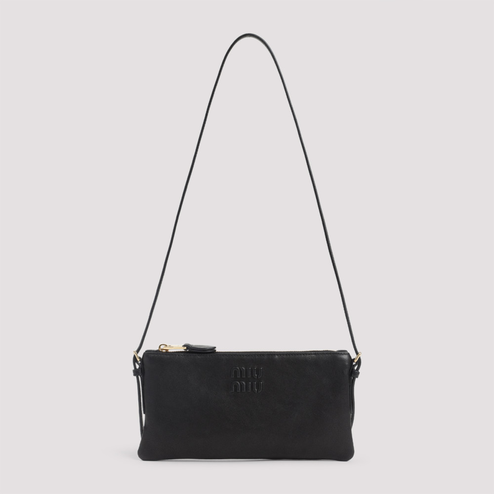 Miu Miu Black Mini Leather Bag