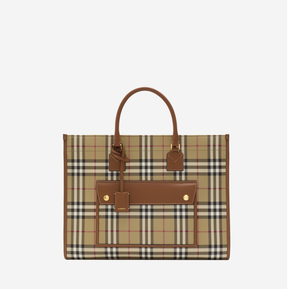 Burberry Brown Medium Freya Tote