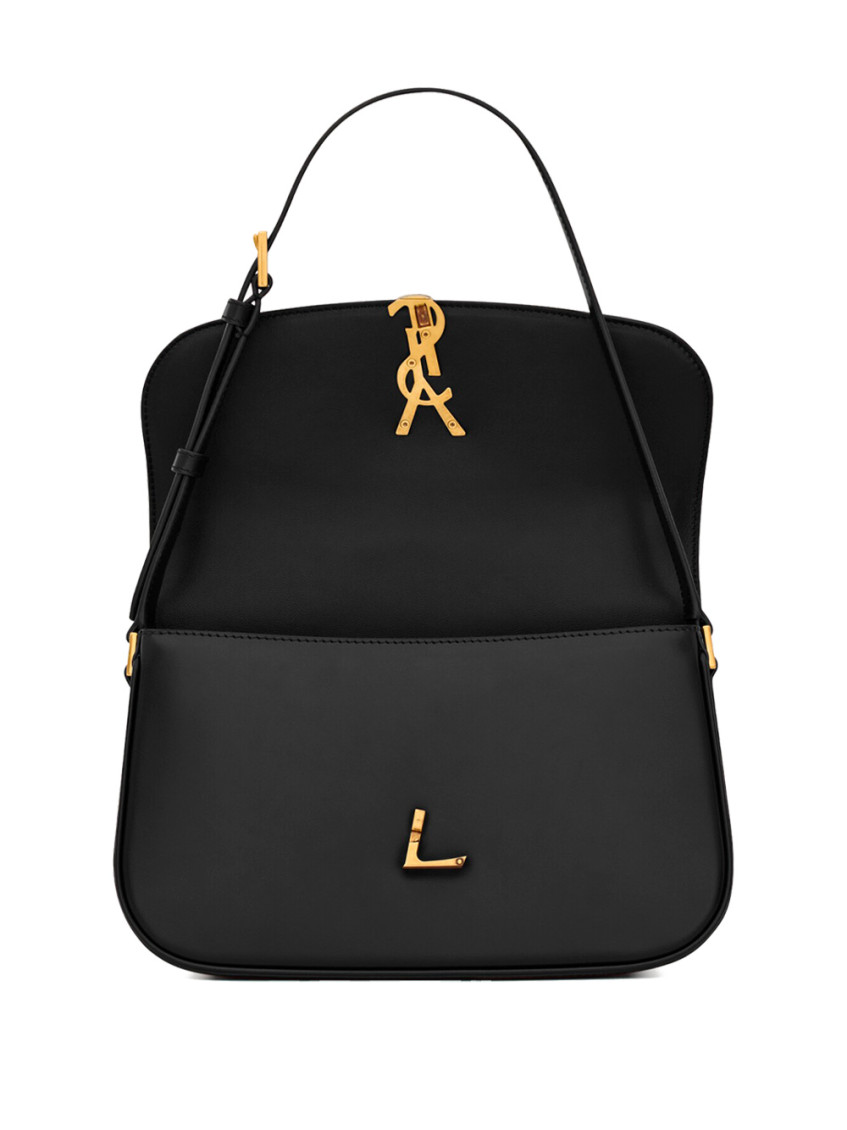 Saint Laurent Black Solferino Medium Shoulder Bag for Women Online