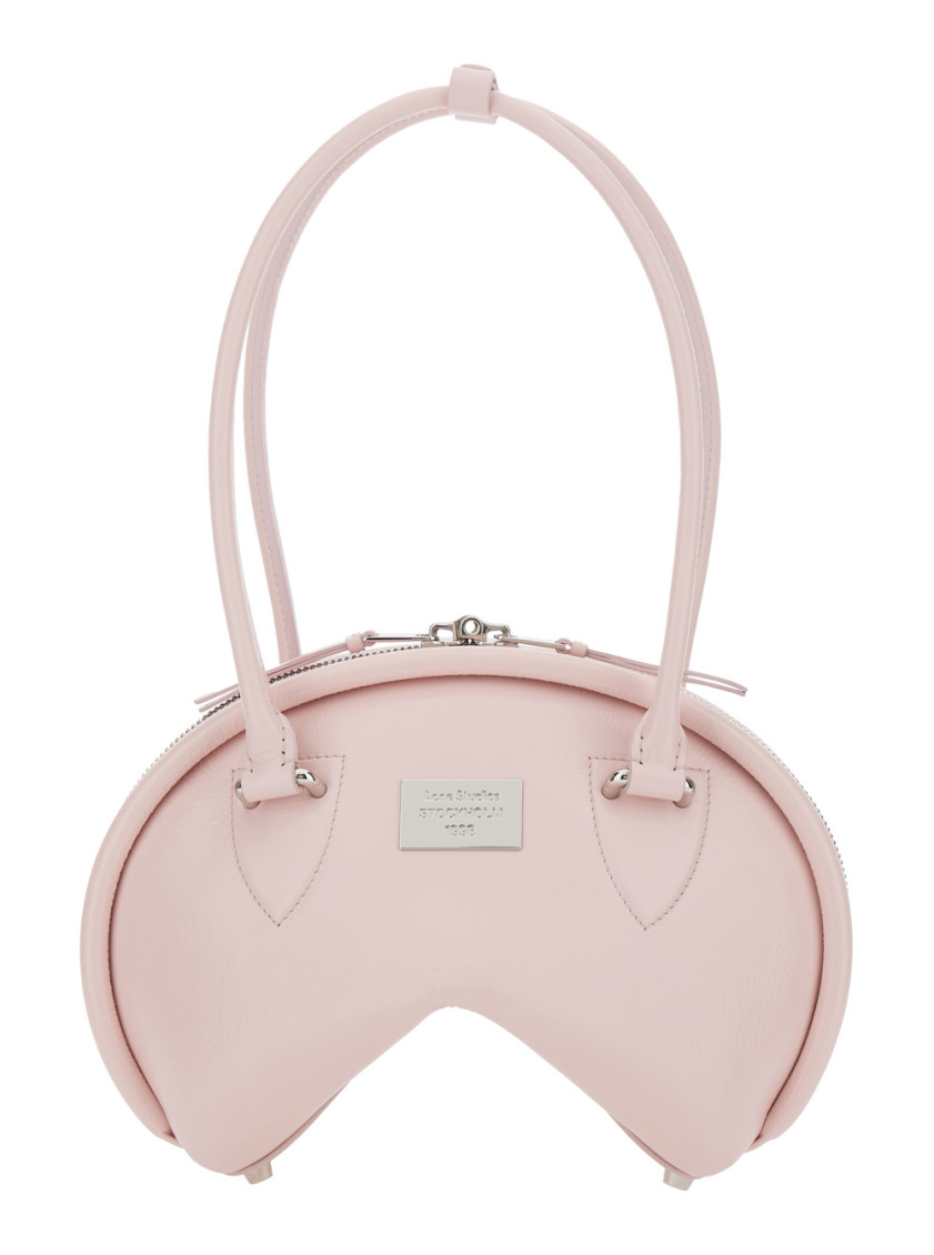 Acne Studios Pink Bowlina Shoulder Bag In Pink
