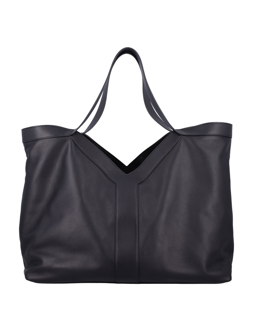 Saint Laurent Black Y Large Tote In Black