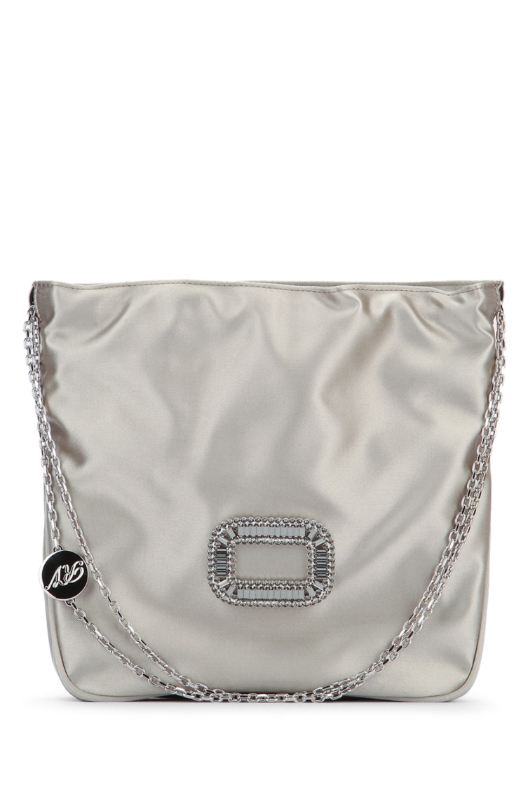 Roger Vivier Golden Pilgrim Bucket Bag