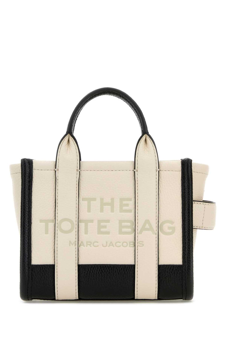 Marc Jacobs White The Colorblock Small Tote Bag In White