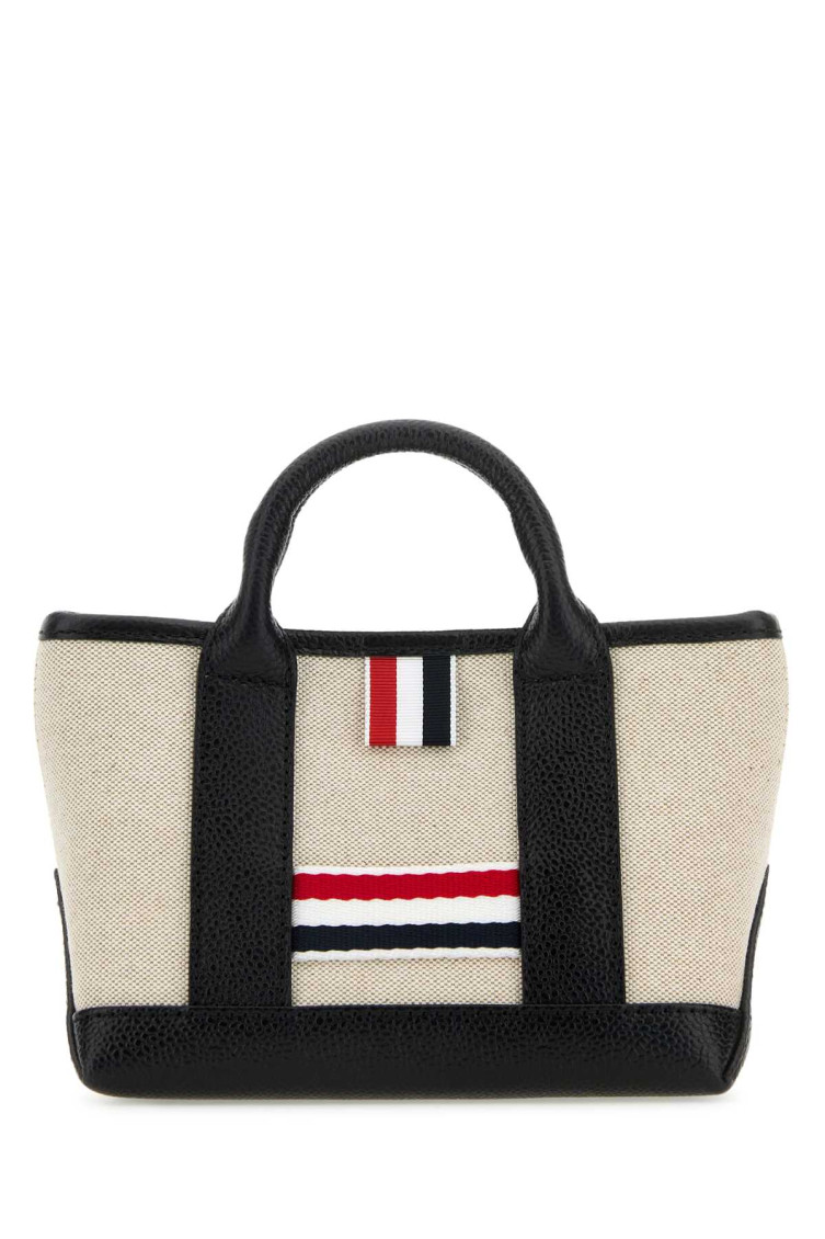Thom Browne White Tool Mini Tote Bag In White