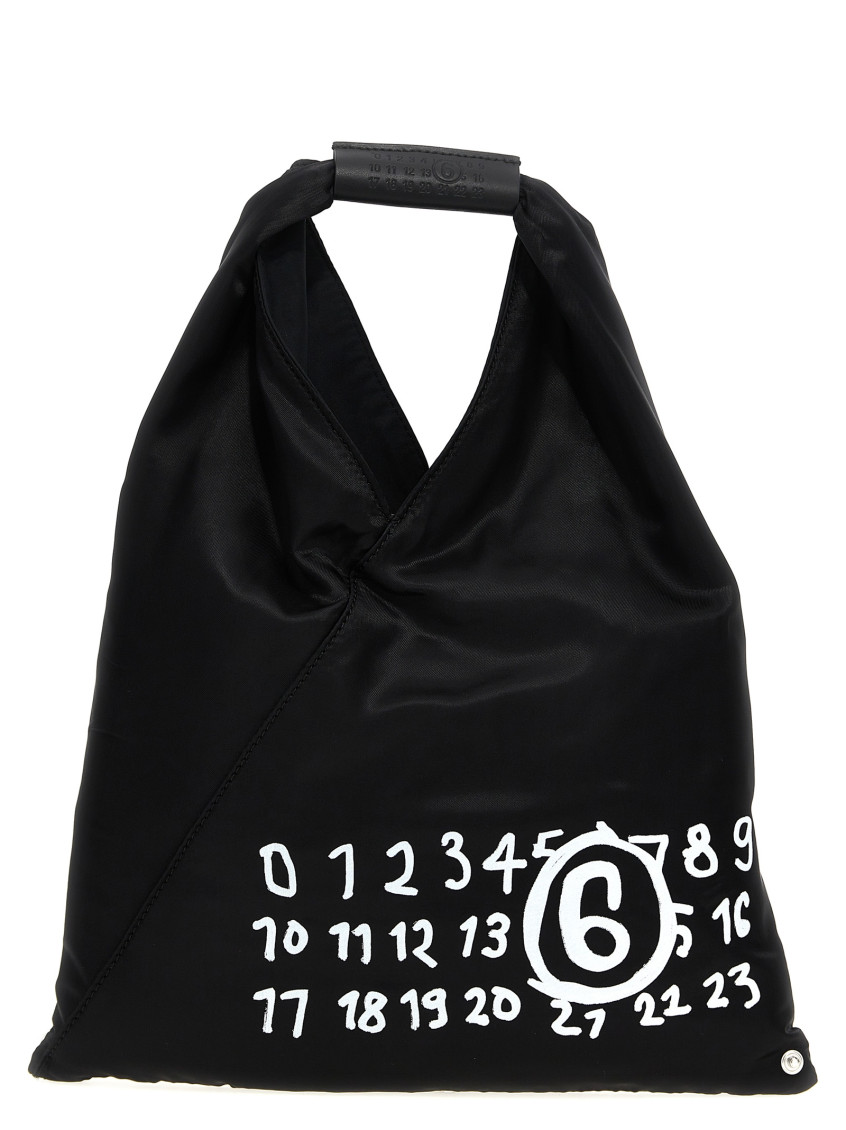 Maison Margiela Black Japanese Small Tote Bag In Black
