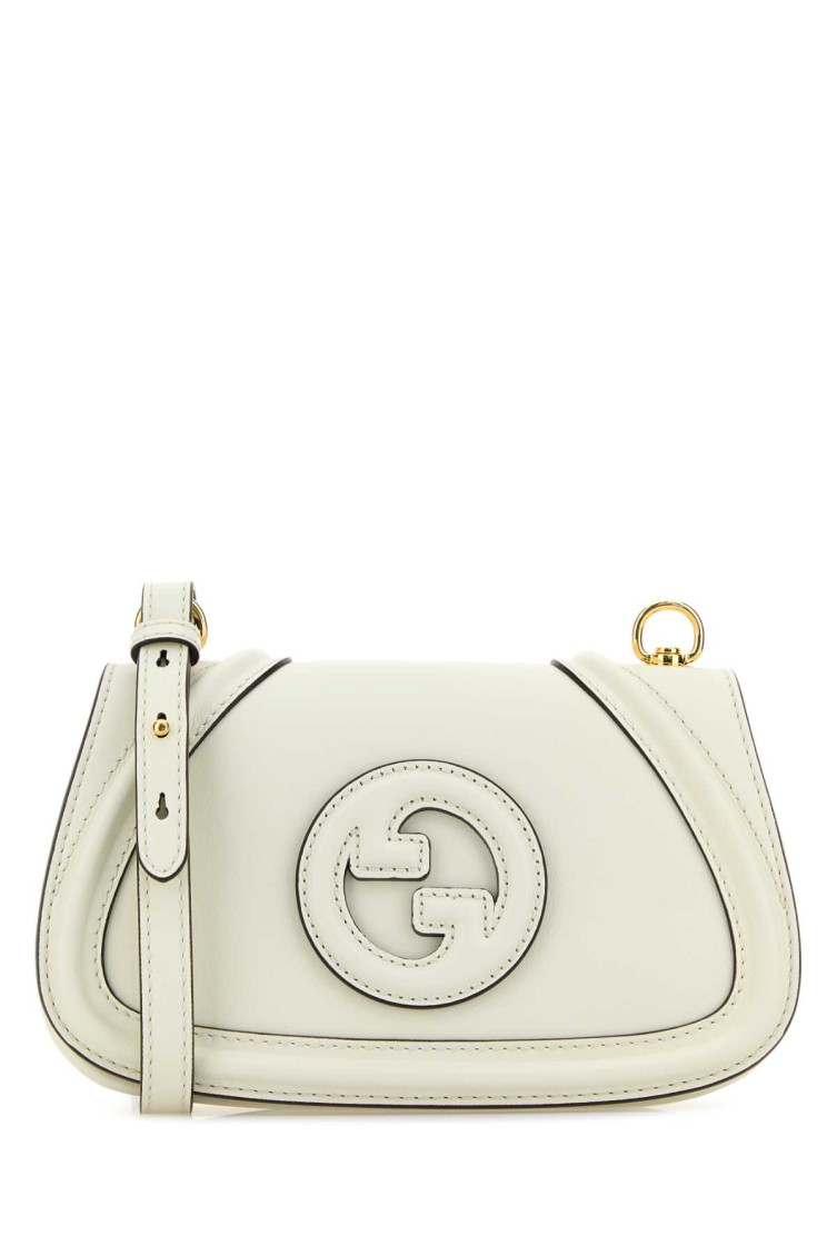 Gucci White Blondie Small Crossbody Bag In White