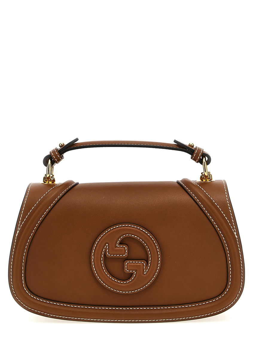 Gucci Brown Blondie Medium Crossbody Bag In Brown
