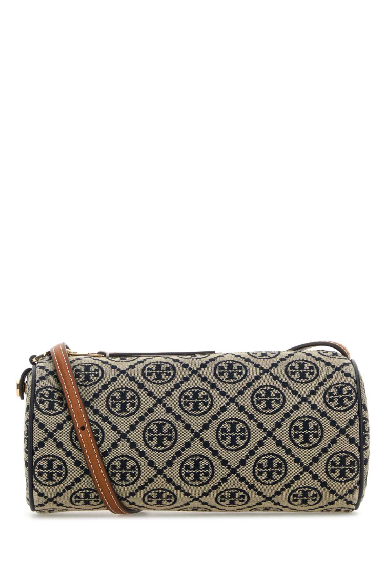 Tory Burch Navy Blue T-monogram Crossbody Bag