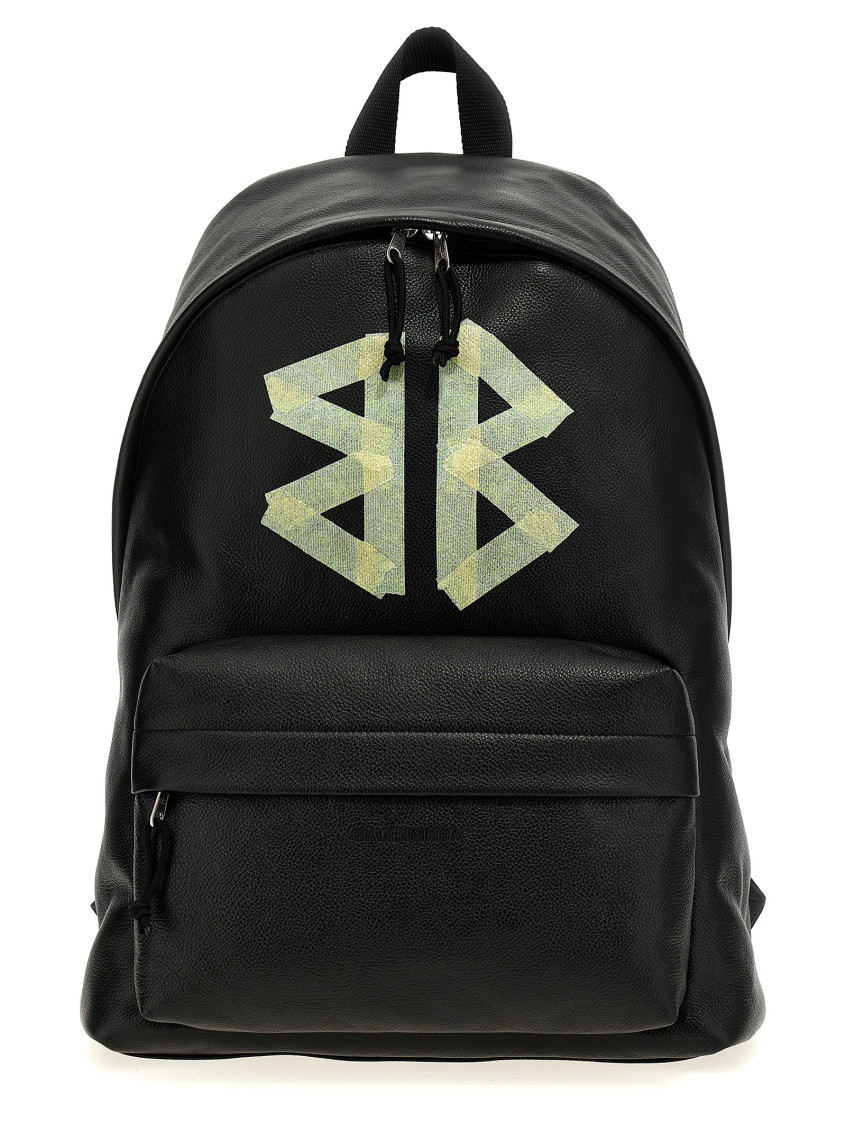 Shop Balenciaga Black Explorer Backpack