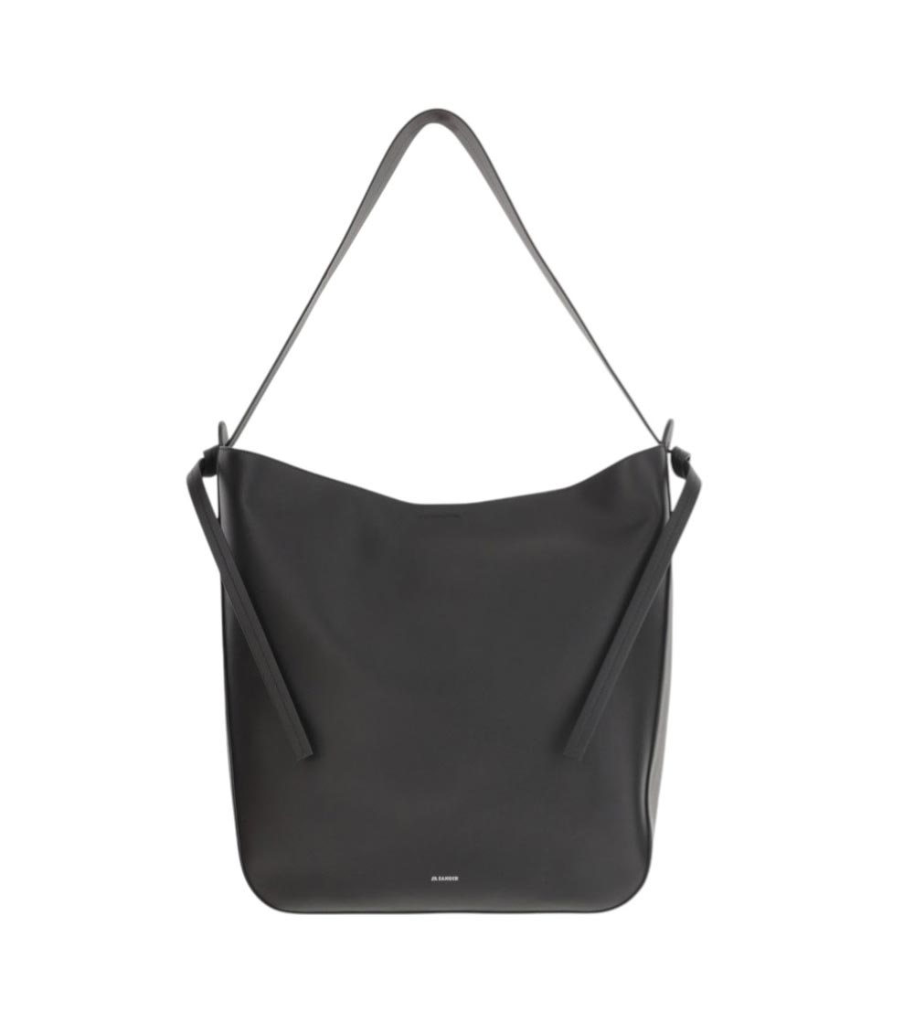 Jil Sander Single Handle Shoulder Bag In Black