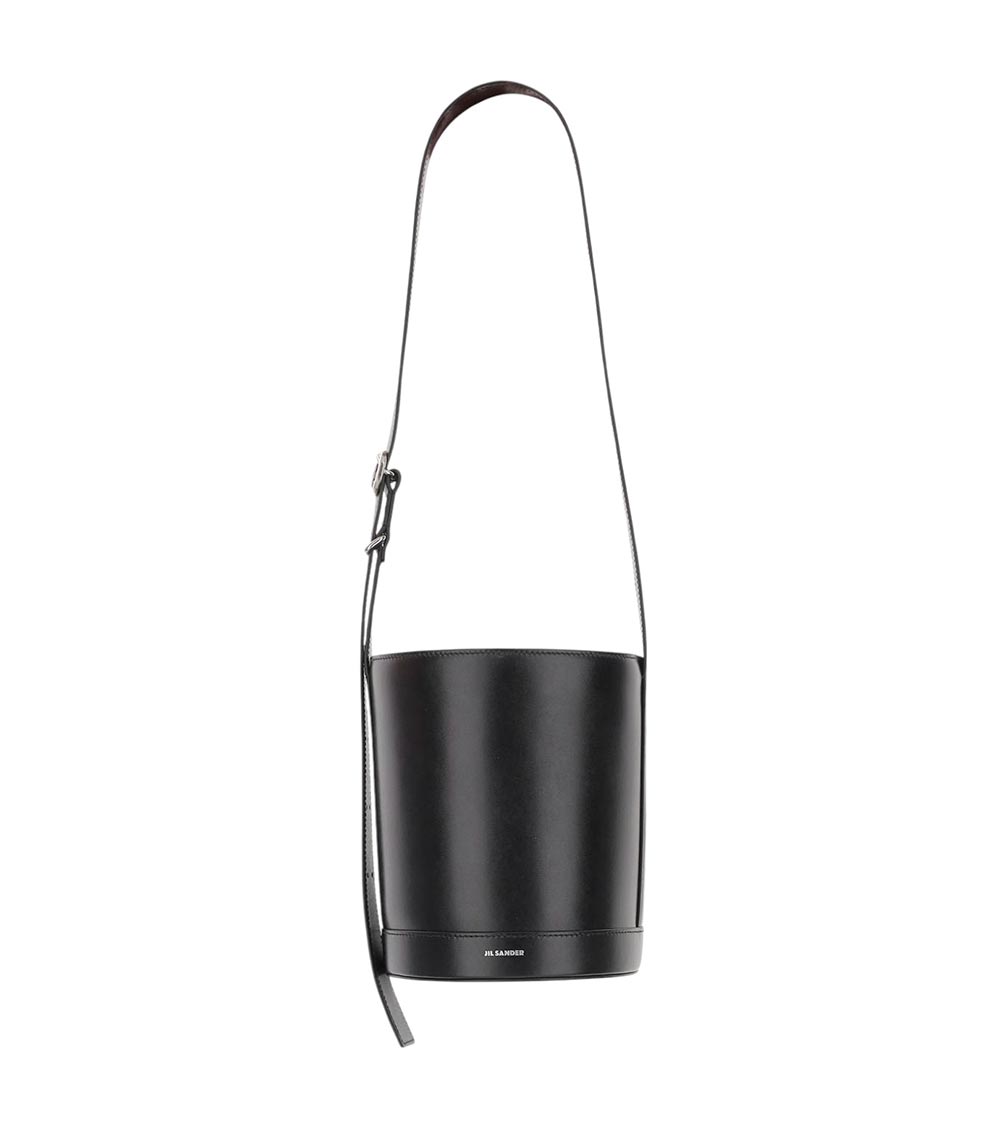 Jil Sander Black Cannolo Bucket