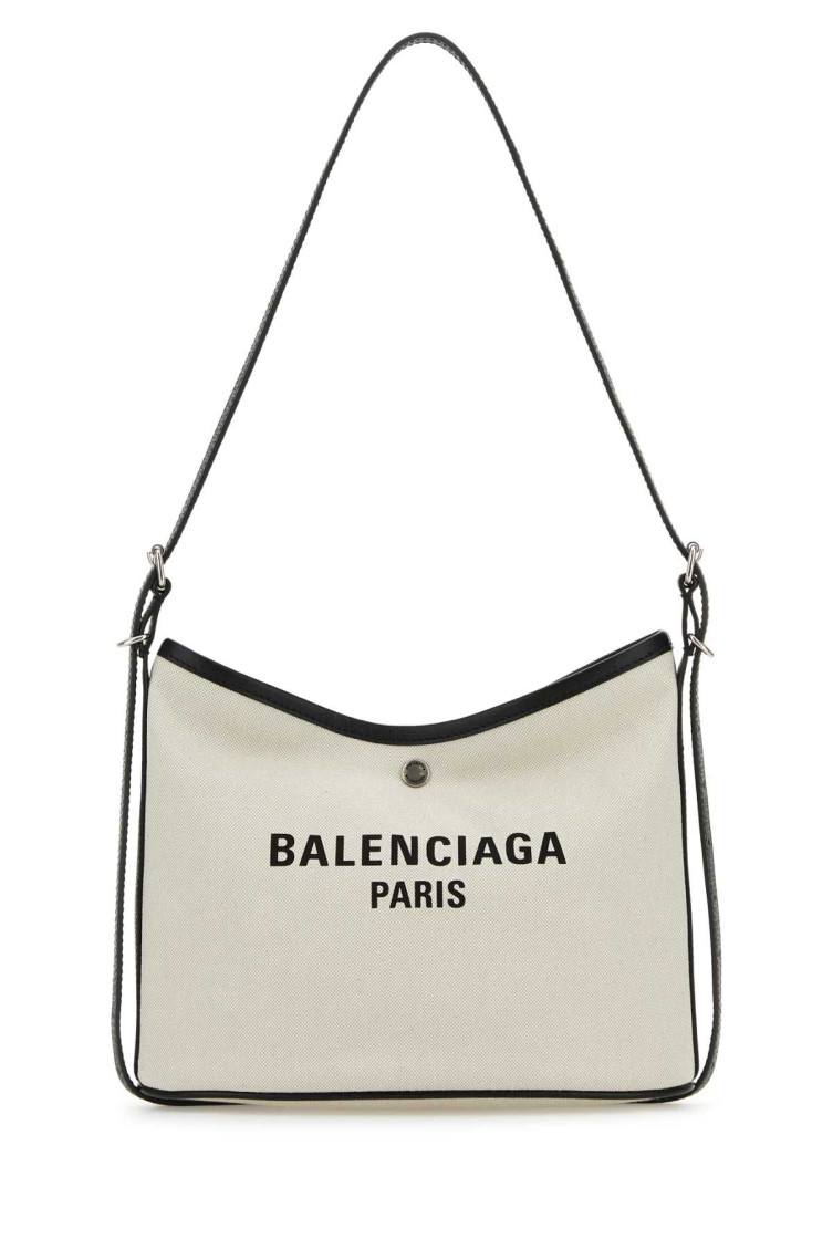 Balenciaga Biarri Logo-plaque Canvas Shoulder Bag
