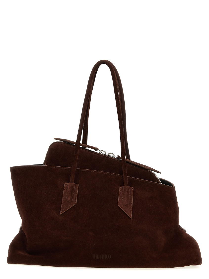 Attico Brown La Passeggiata Medium Shoulder Bag