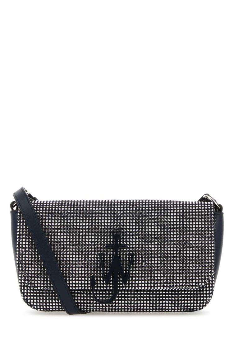 Jw Anderson Dark Blue Anchor-chain Shoulder Bag