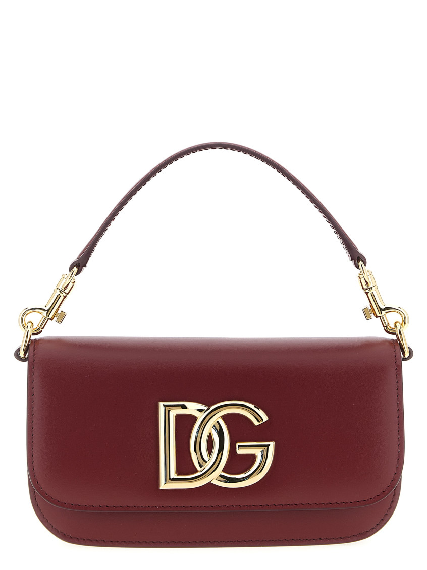 Dolce & Gabbana Maroon 3.5 Shoulder Bag In Burgundy