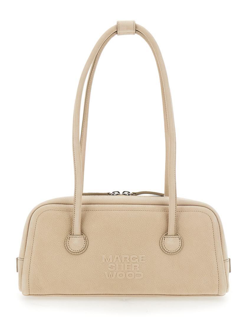 Margesherwood Top-handle Leather Tote Bag In Sand