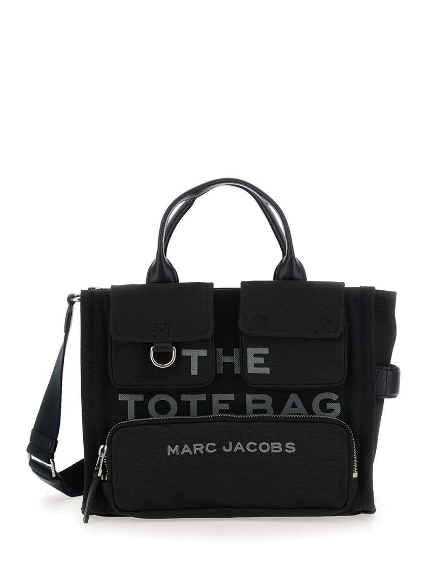 Marc Jacobs The Travel Tote Tote In Black Cotton In Black