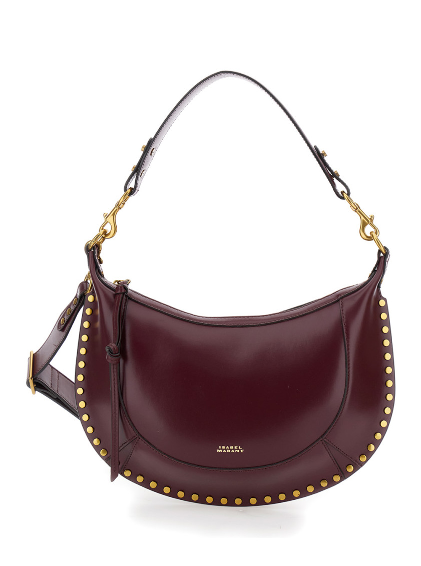 Isabel Marant Burgundy Naoko Shoulder Bag In Burgundy