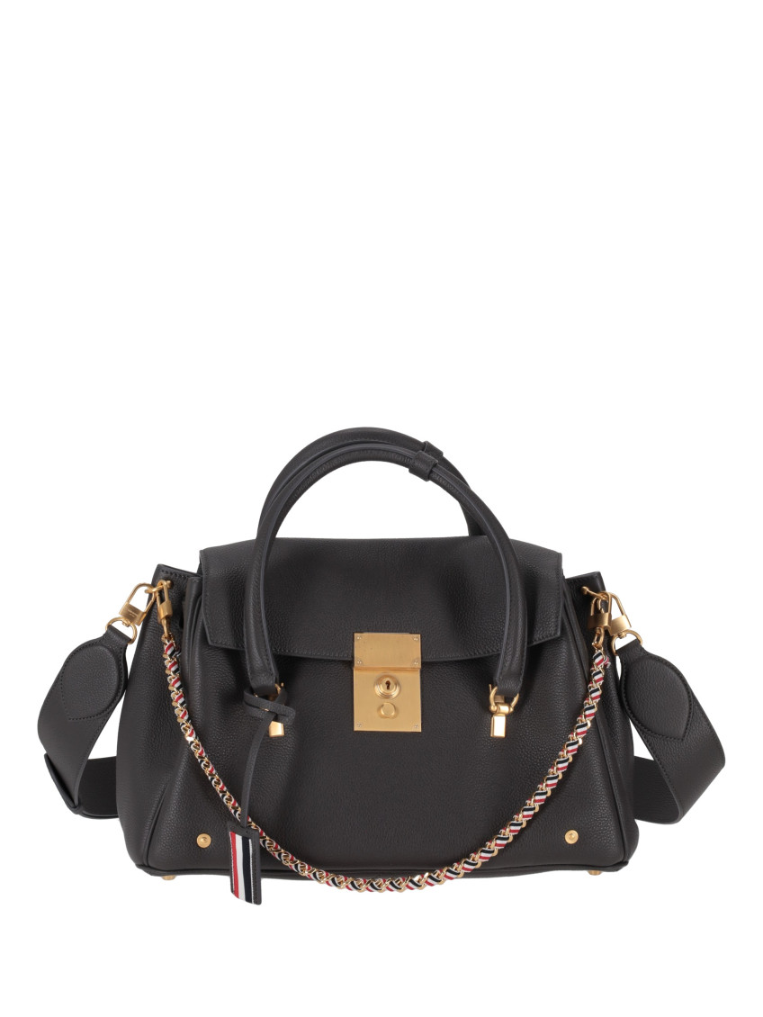 Thom Browne Dark Grey Mrs. Thom Satchel In Gray